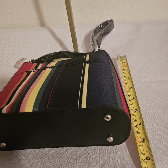 Striped Multicolor Shoulder Bag - Picture 11 of 11